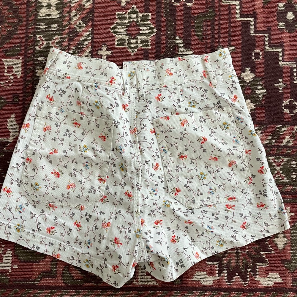 Rebecca Taylor Flower high waist denim